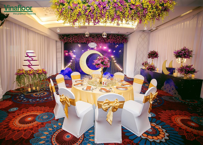 Thảm nhà hàng tiệc cưới cao cấp